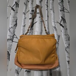 Miu Miu Vintage Nylon And Leather Bag